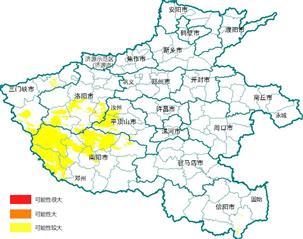 河南发布地质灾害气象风险黄色预警
