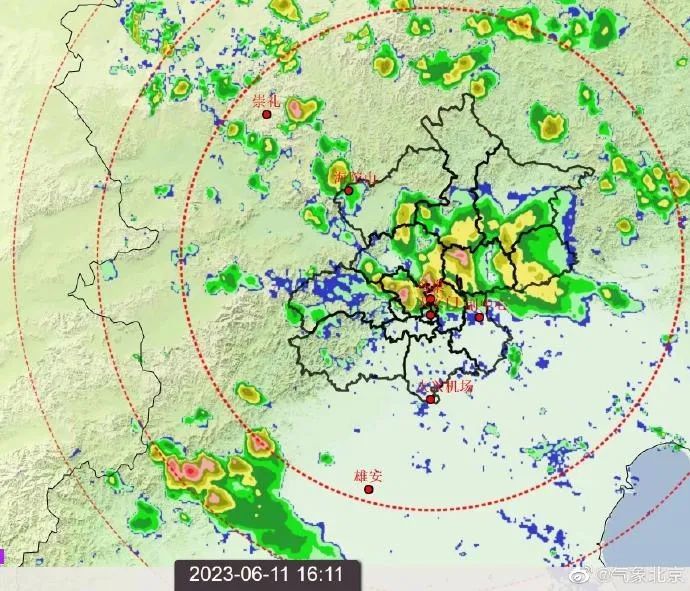 北京发布雷电蓝警！这些地区请注意，风大、雨大！