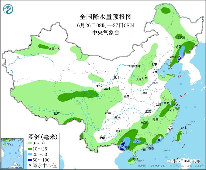 中央气象台：华北黄淮等地高温天气有所减弱，西北地区东南部四川盆地等地将有强降水