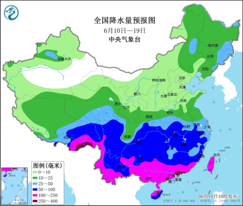 中央气象台：西南地区华南等地多降雨 内蒙古华北东部有高温过程