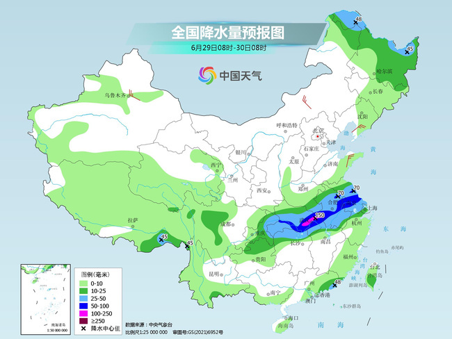 长江以北强降雨持续“营业” 华北平原40℃极端高温返场