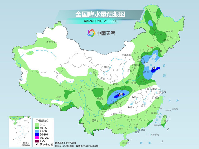 四川盆地强降雨集中需警惕次生灾害 华北等地明日重启高温模式