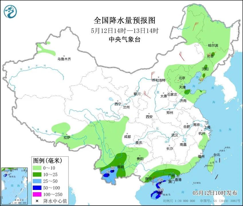 中国气象局：华南云南出现较强降雨 孟加拉湾风暴将影响我国