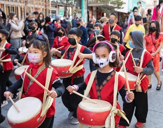 美国旧金山唐人街春节氛围浓