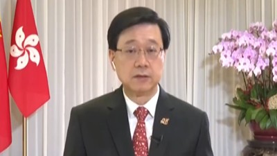 香港特别行政区行政长官李家超接受采访