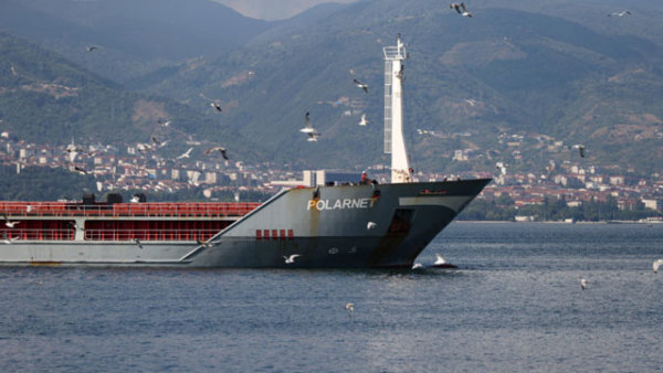 一艘乌克兰运粮船抵达土耳其