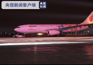 国航“锦礼号”彩绘飞机正式亮相成都天府国际机场