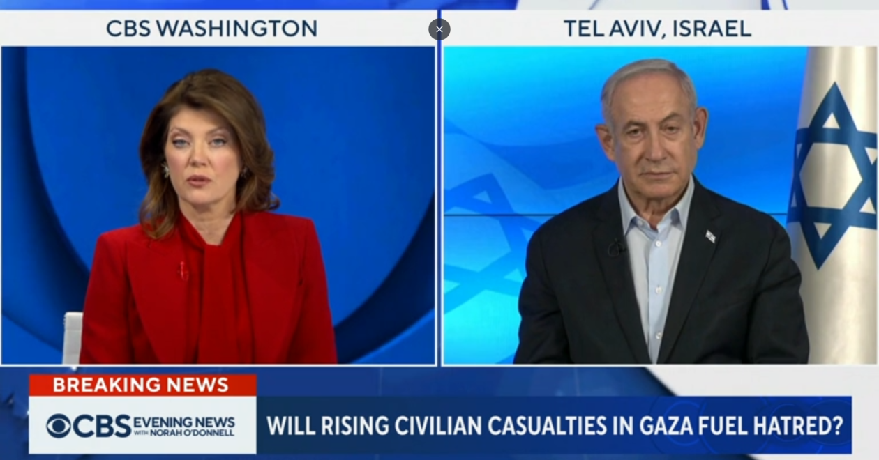 内塔尼亚胡承认：以军在减少加沙平民伤亡方面“没有成功”CBS