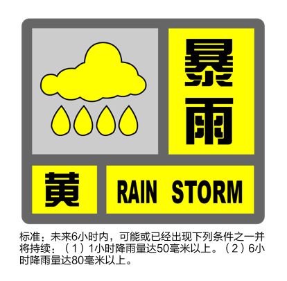 暴雨黄色预警发布！上海目前“双黄”预警高挂