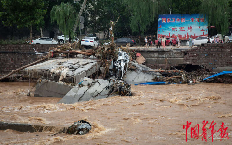 河南暴雨事件素材图片