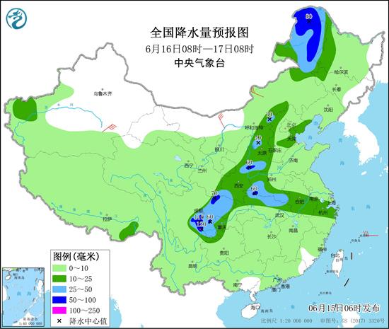 新一轮降水又来！强降雨将覆盖8省份 华北有大范围降雨