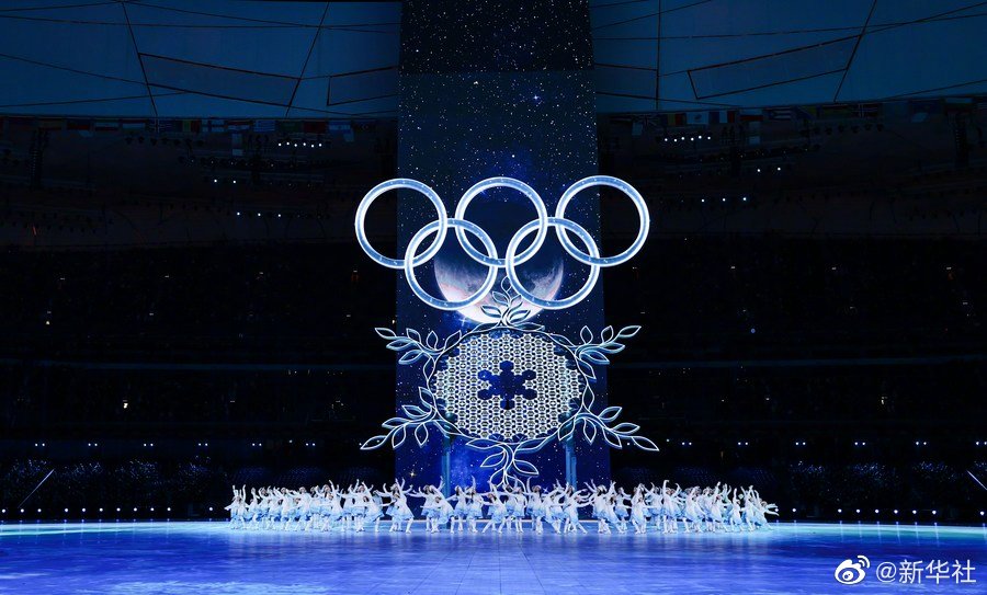 冬奥会开幕式唯美图片图片