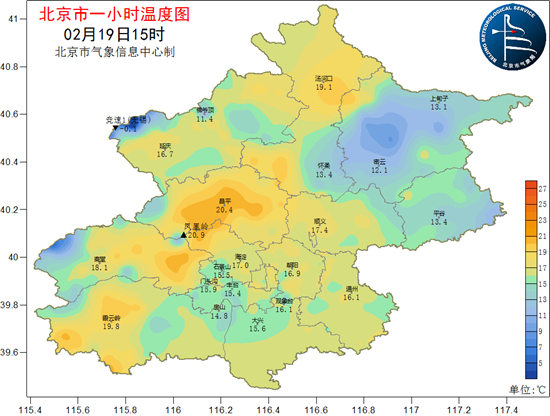突破20℃！今天北京西部山区多地气温反超城区 专家释疑