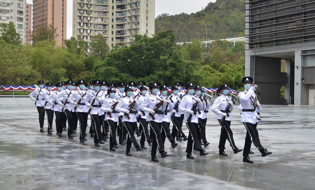 香港保安局步操大汇演明日举行，各纪律部队将同场表演中式步操