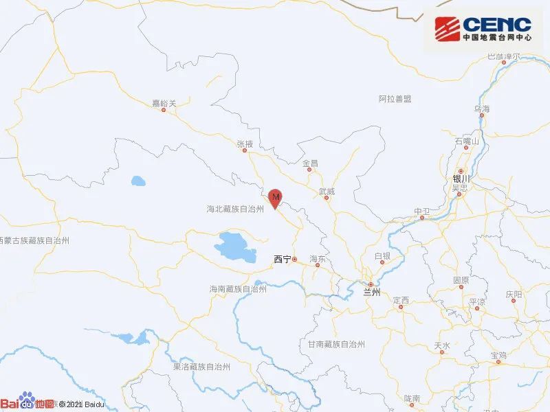青海海北州门源县凌晨连续发生多次地震 西北震感强烈