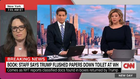被曝多次将文件冲进马桶堵塞白宫厕所，特朗普驳斥CNN“假新闻”