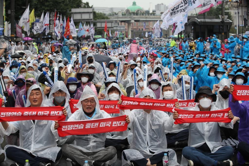 图片[1]-福州晚报：韩美联合军演引发韩国民众反对-多维新闻网 - 多维度关注热点事件