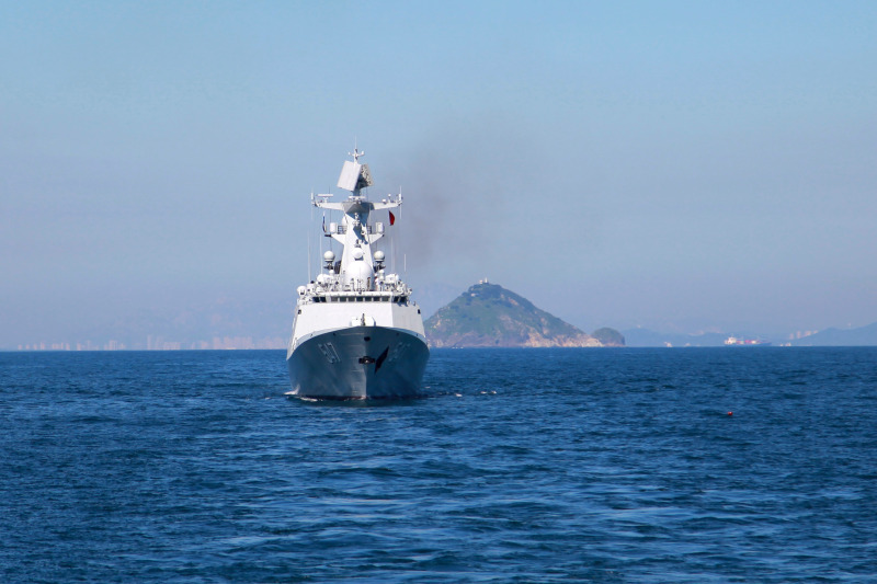 青岛："国际军事比赛-2022" "海洋之杯"水面舰艇专业比赛举行海上开幕式