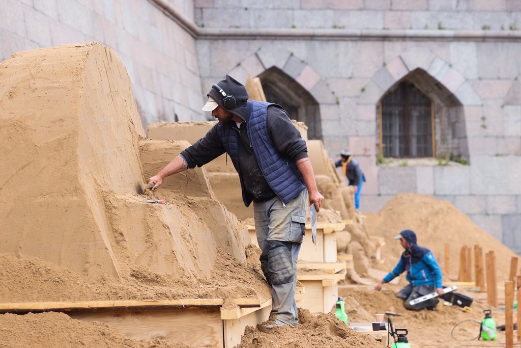 俄罗斯圣彼得堡将举行沙雕节