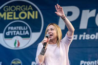 外媒:意大利兄弟党领导人梅洛尼称将领导下届政府