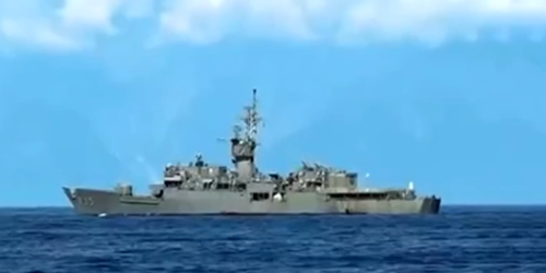 台湾锈迹斑斑的“兰阳”号护卫舰是从美国租的，已服役超50年
