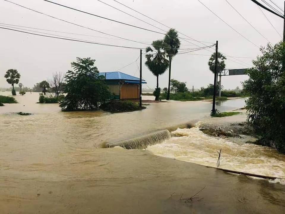 因持续暴雨缅甸多个省邦遭遇洪灾 多地发生山体滑坡