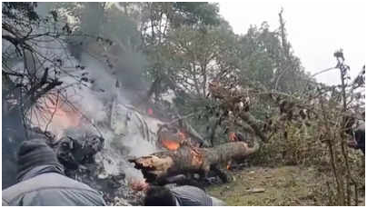 印媒：印度国防参谋长在坠机事故中身亡