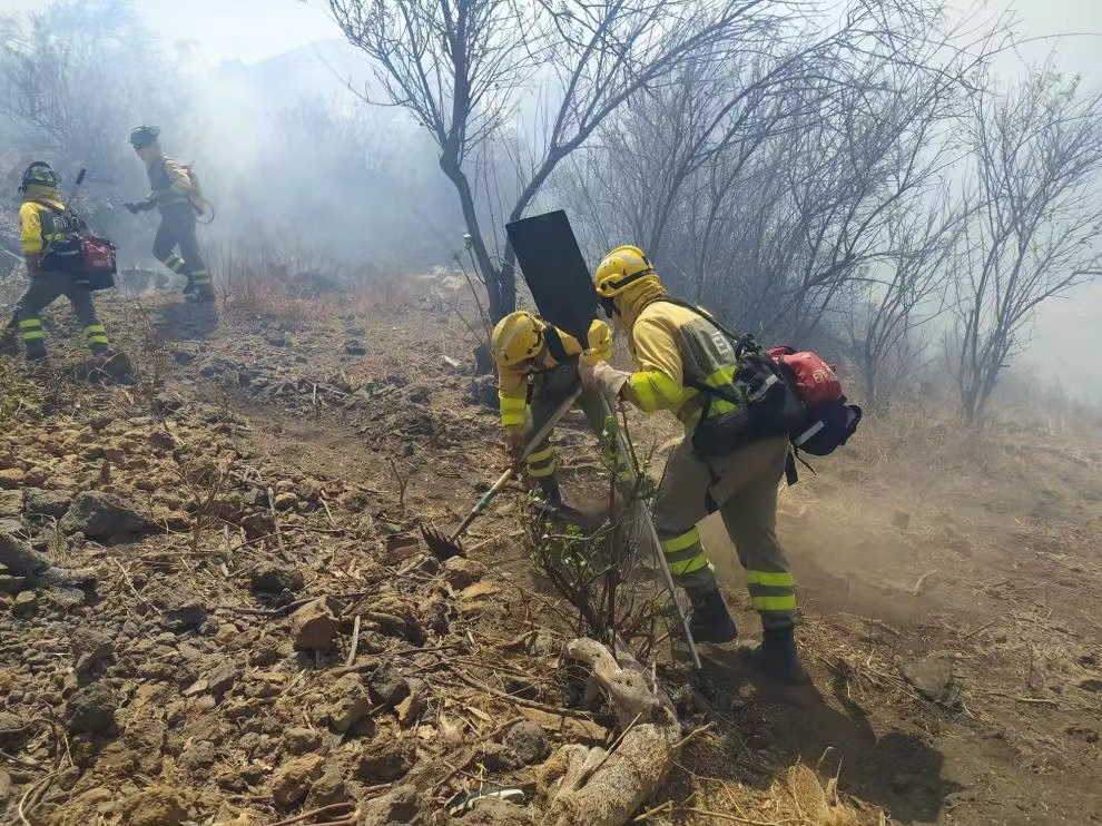西班牙大部分地区仍处在火灾风险预警状态