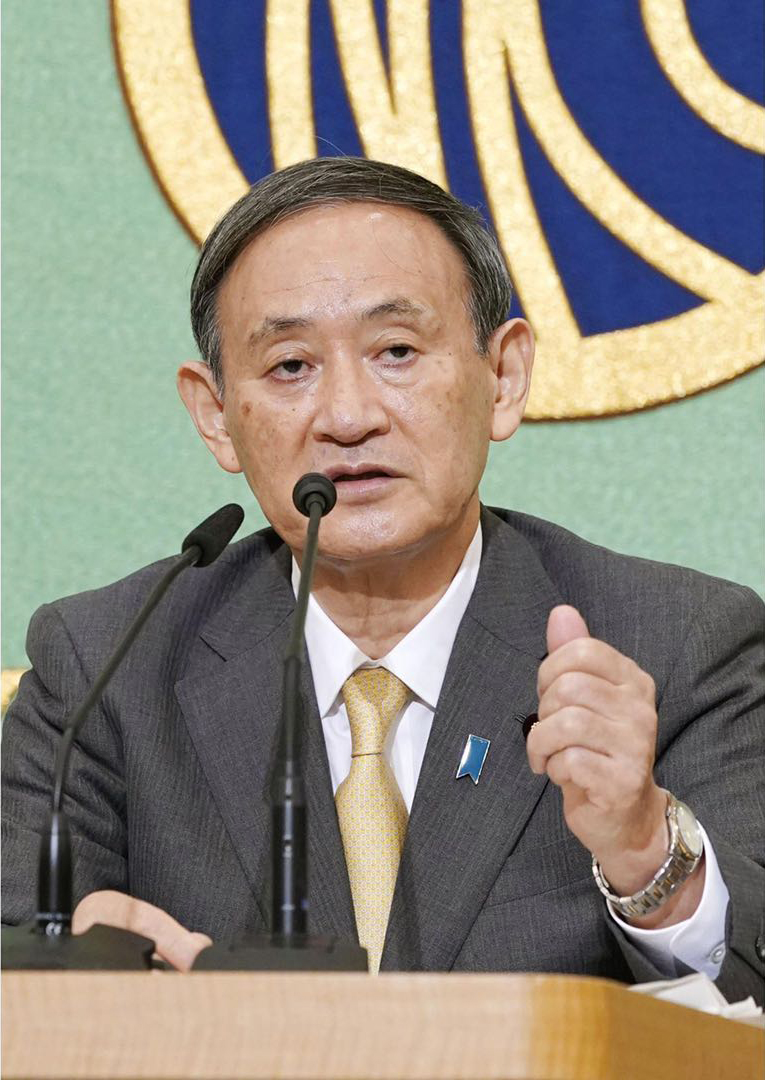 日本自民党新任总裁菅义伟 将继承安倍晋三的举措