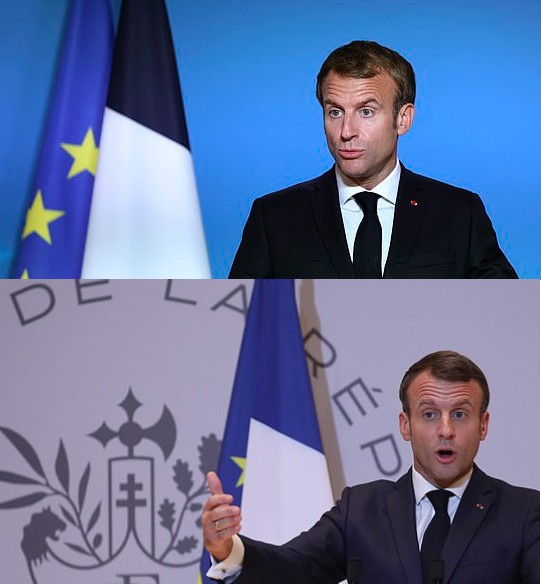 外媒 法国国旗三块颜色有一块被马克龙改了