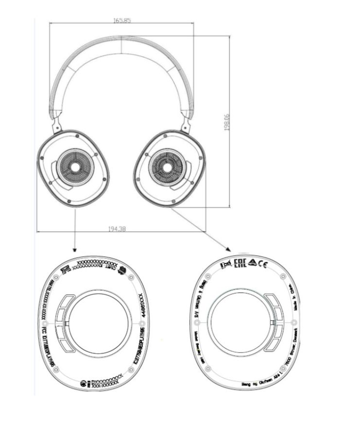 FCC认证文件显示Beoplay H95可能从H9s的圆形设计转变为椭圆形设计