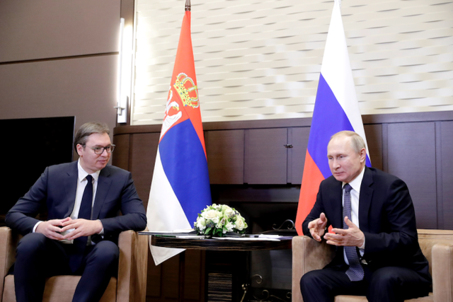 塞尔维亚总统:因发展与俄罗斯和中国的