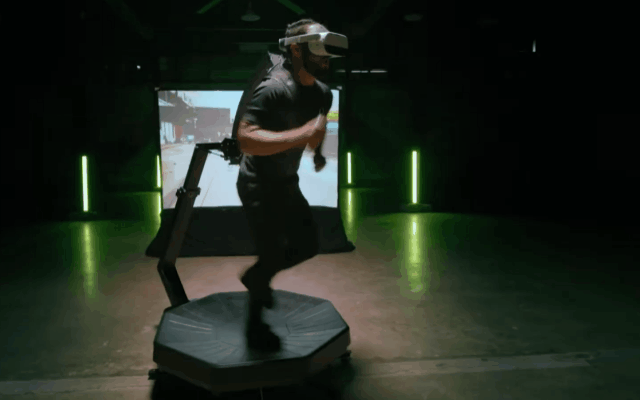 VR跑步机OmniOne可能是下一个家庭健身房