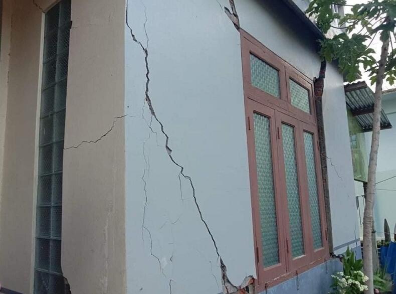 缅甸印度边境发生5.9级地震 震区部分建筑出现明显裂隙
