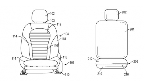苹果汽车座椅新专利：能够在车辆急转弯的情况下自适应改变造型